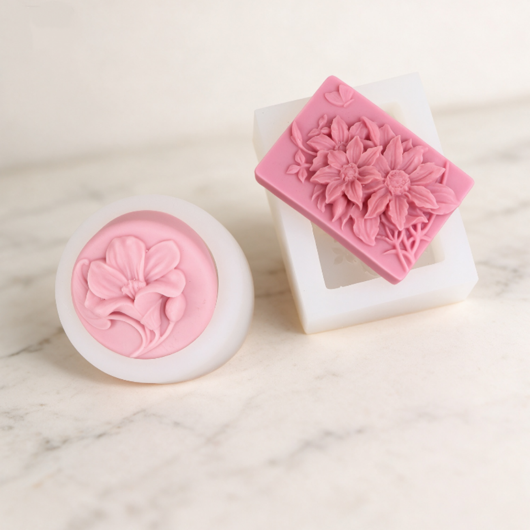 Vintage Floral Sunflower Silic - Soap Making Scents recension och pris