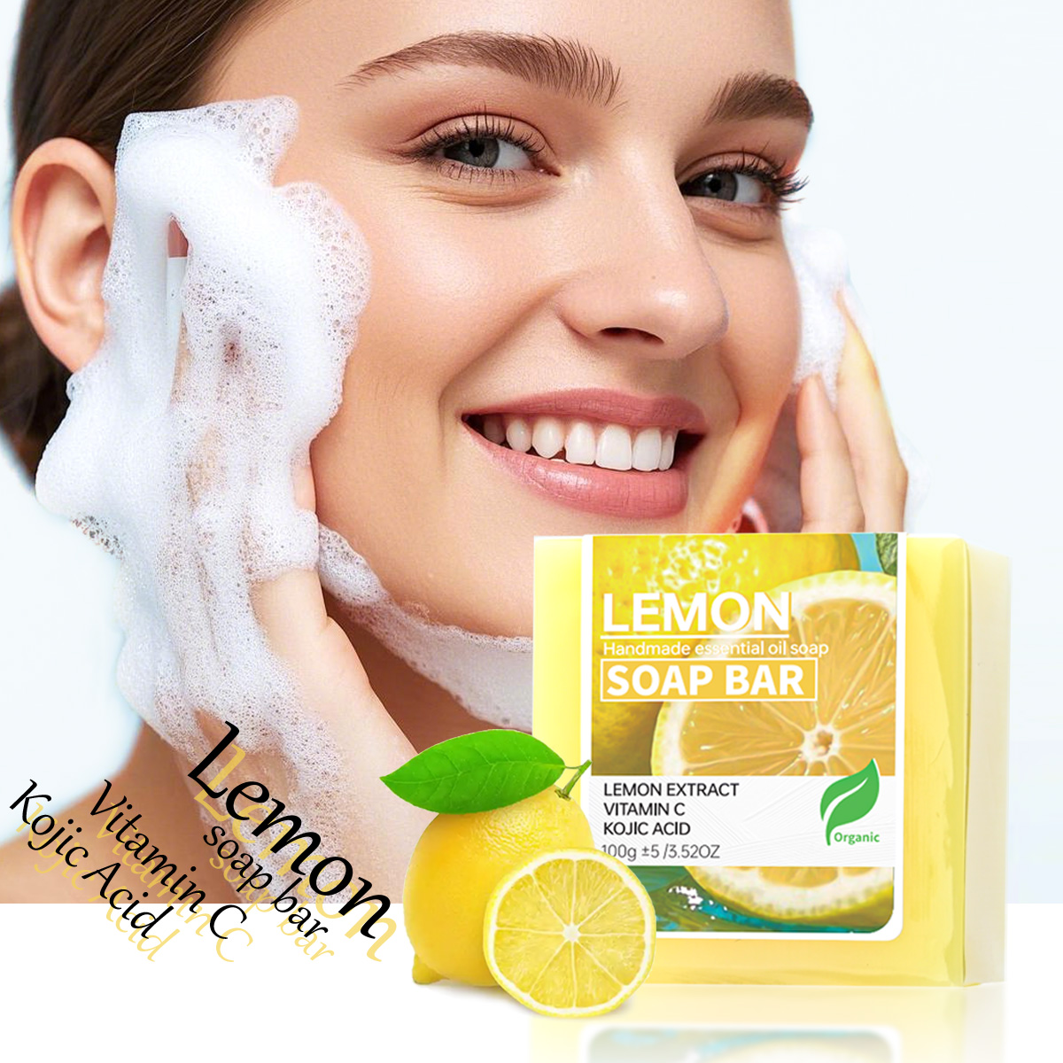Lemon essential oil soap, vita - Soap Making Fragrance Oil recension och pris