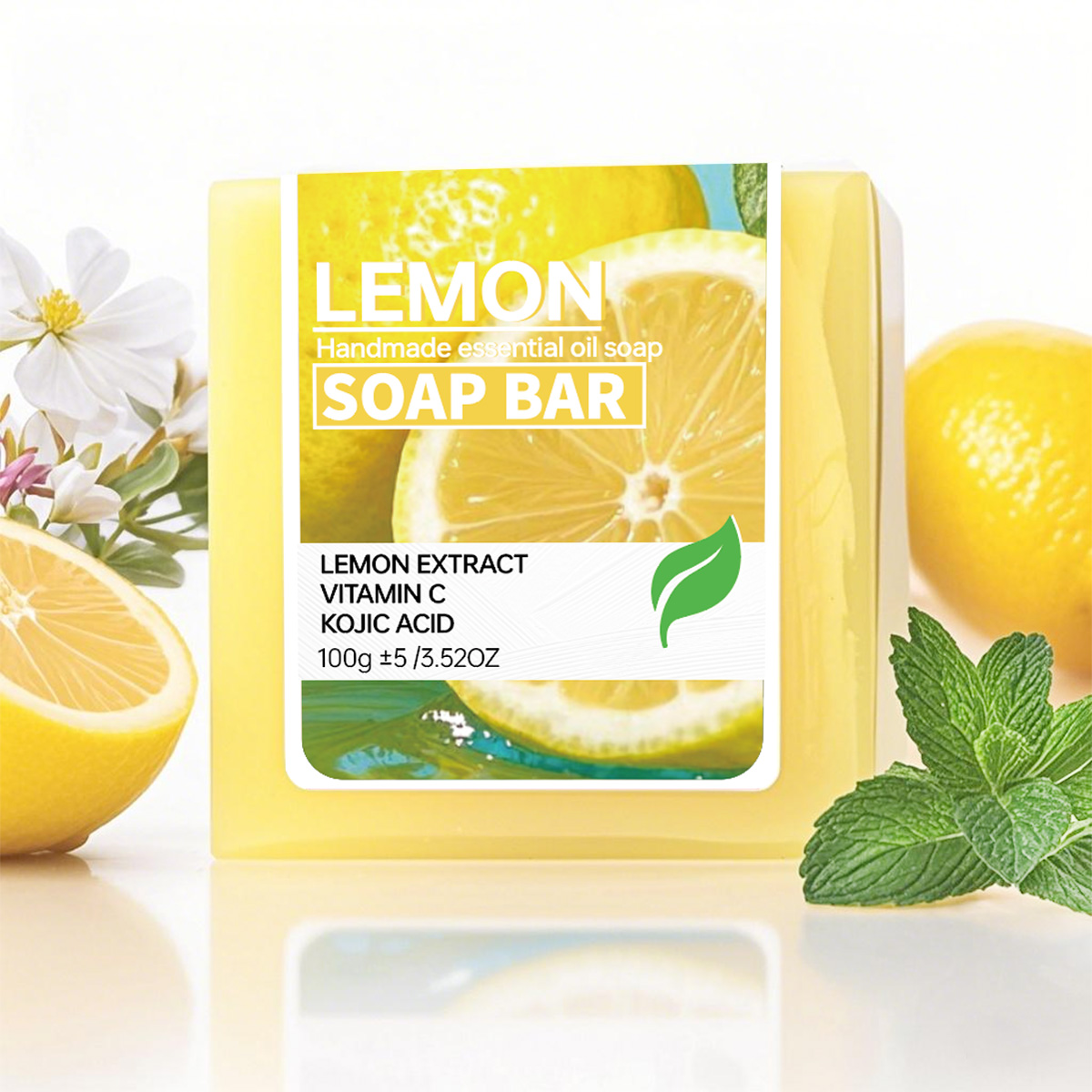 Lemon essential oil soap, vita - Soap Making Fragrance Oil recension och pris