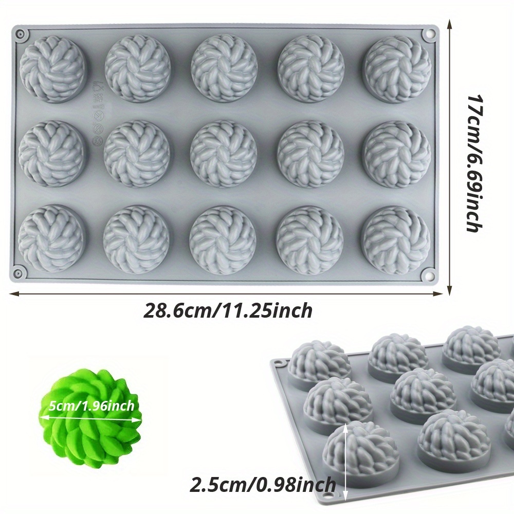 1Pc Cake Mold Santa Ana Floral - Soap Making Easy recension och pris