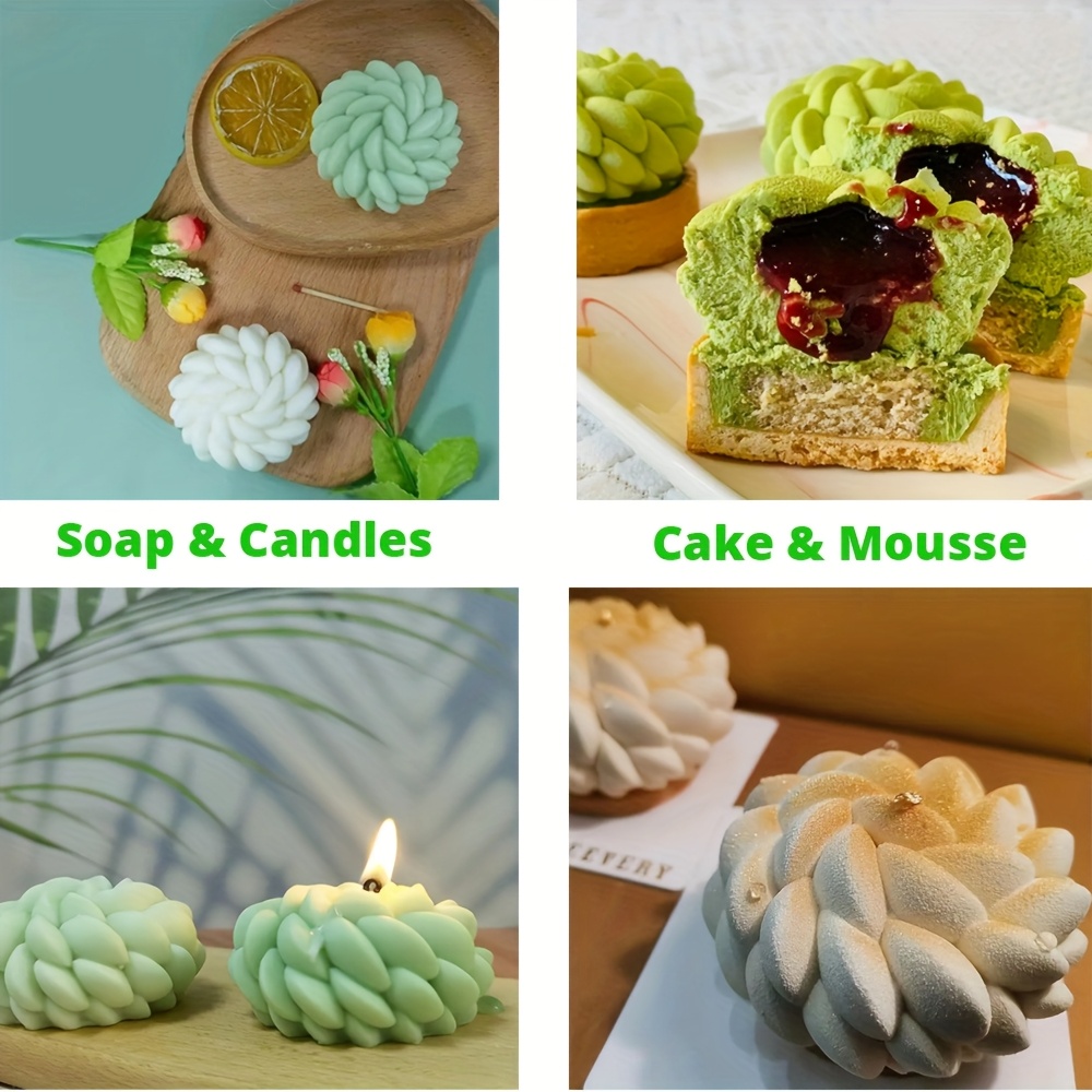 1Pc Cake Mold Santa Ana Floral - Soap Making Easy recension och pris
