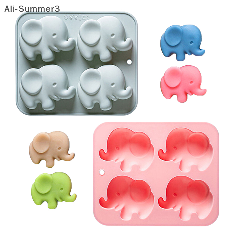 4-hole Baby Elephant Silicone  - Soap Making Molds recension och pris