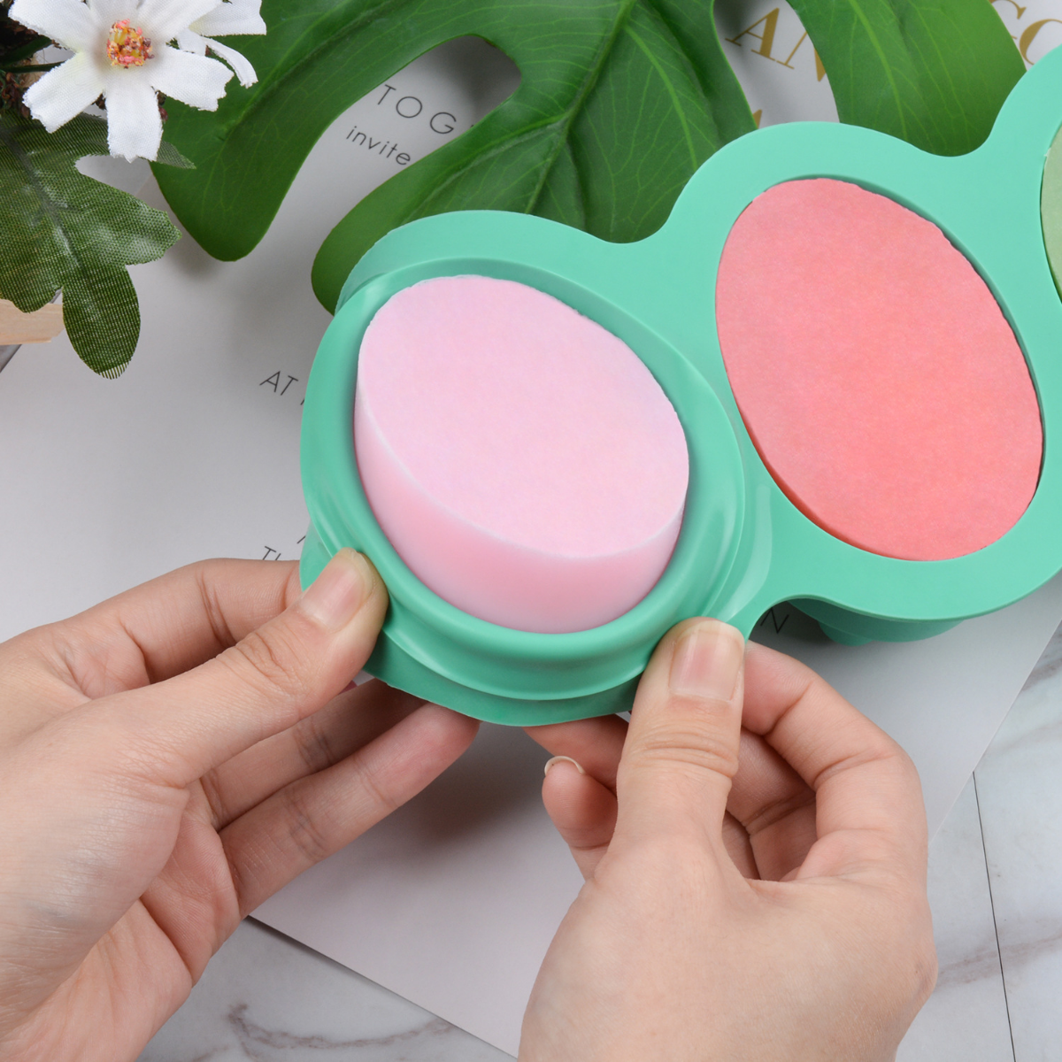 4 Hole Oval Massage Soap Silic - Soap Making Accessories recension och pris