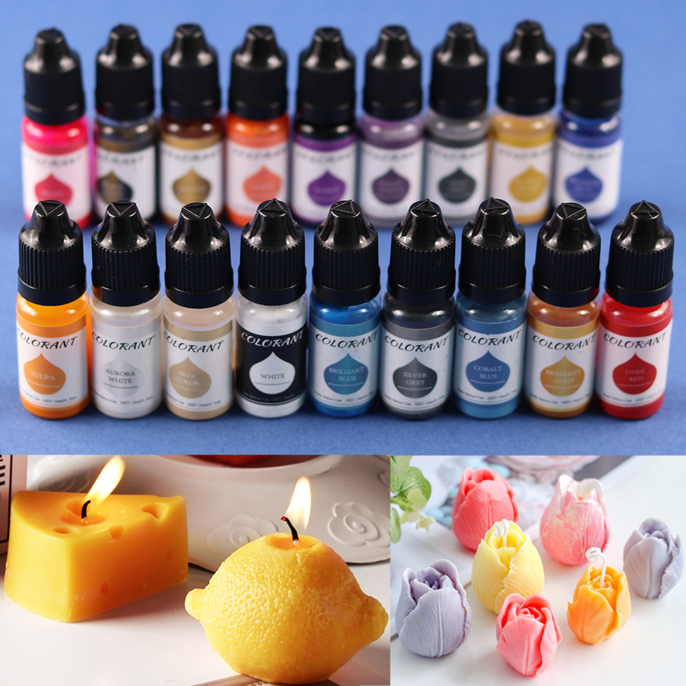24 Color 10ml Candle Soap Pigm - Soap Making Liquid recension och pris