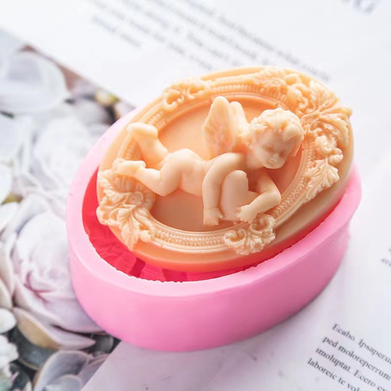 3D Angel Kids Shaped Silicone  - Soap Making Ideas recension och pris