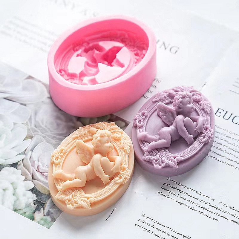 3D Angel Kids Shaped Silicone  - Soap Making Ideas recension och pris