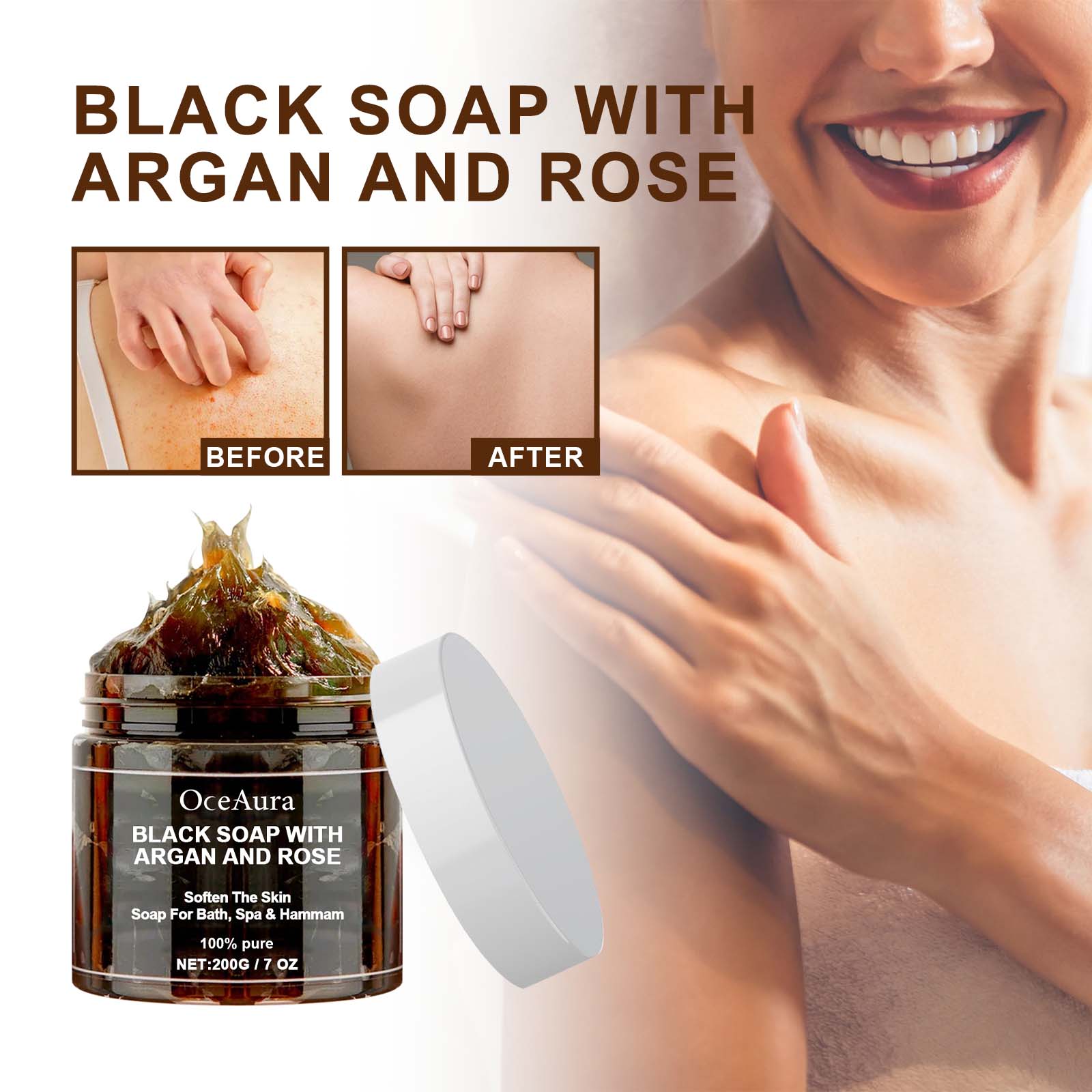 OCEAURA Black Soap With Argan  - Soap Making Fragrance Oil recension och pris
