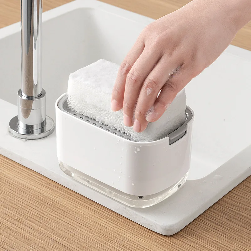 Soap Dispenser With Sponge Hol - Soap Making Liquid recension och pris