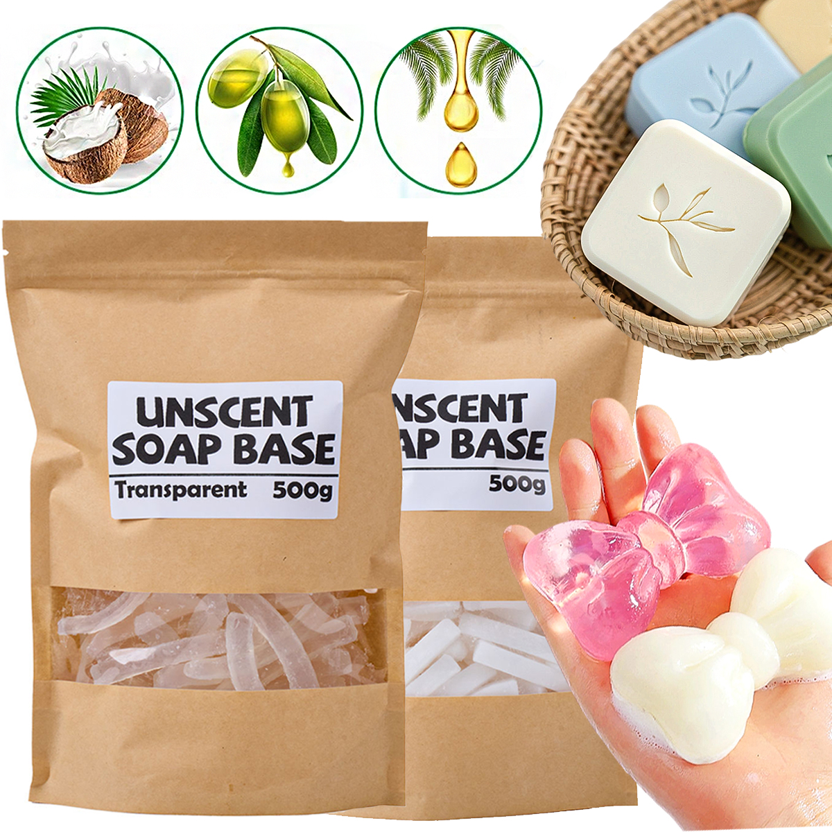 500g/package Handmade Soap Bas - Soap Making With Soap Base recension och pris