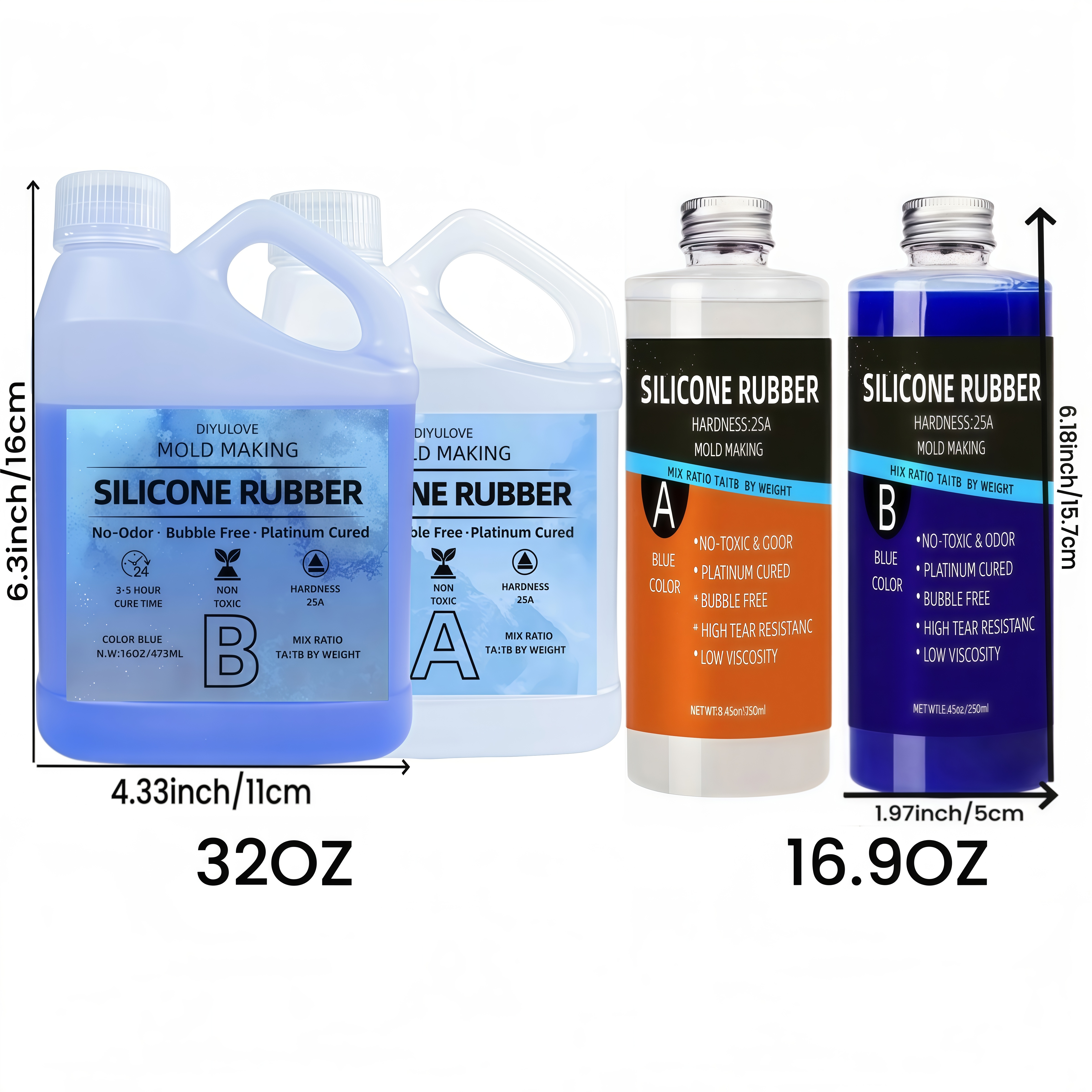 32oz High-Performance Silicone - Soap Making Accessories recension och pris