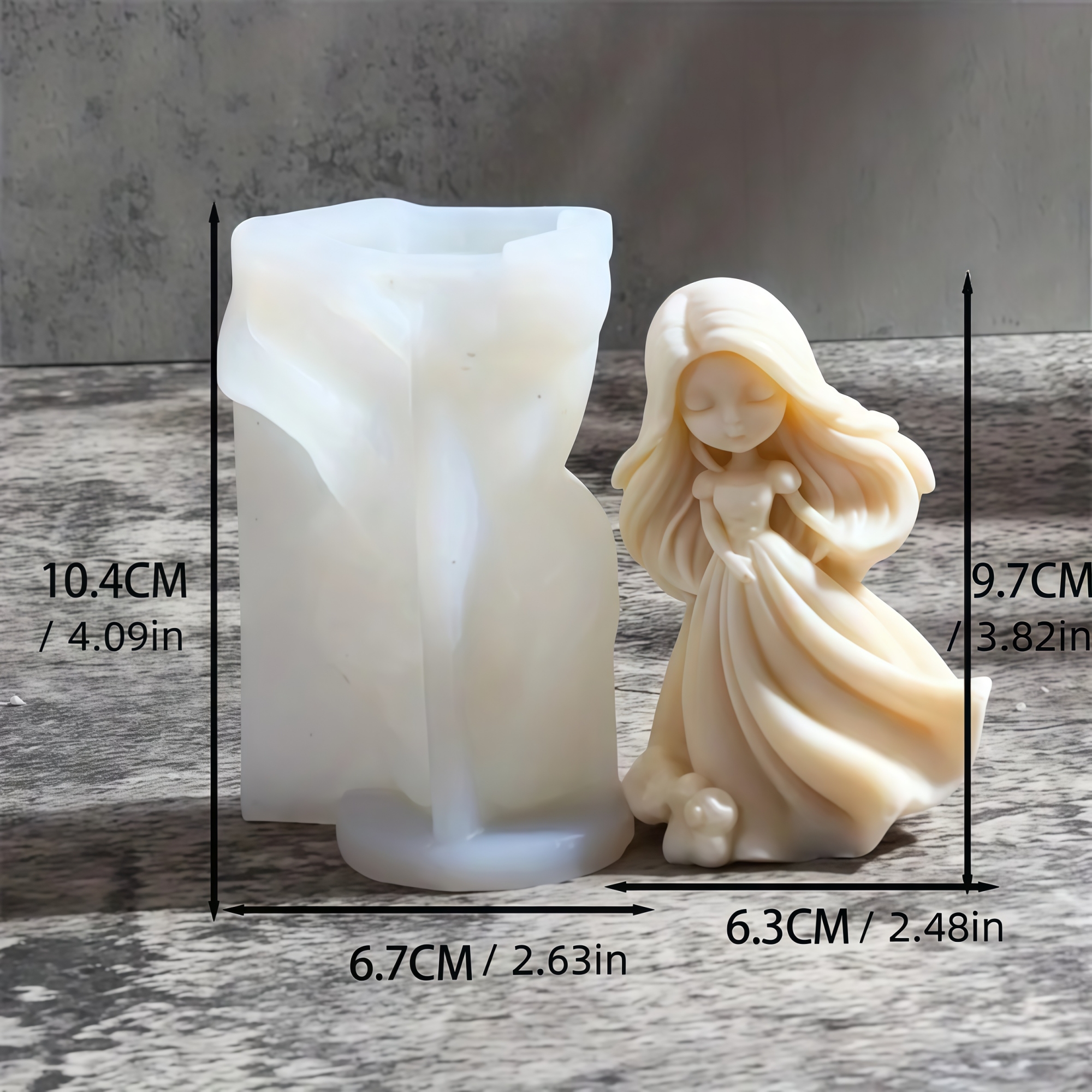 3D Sweet Princess Doll Silicon - Soap Making Equipment For Beginners recension och pris