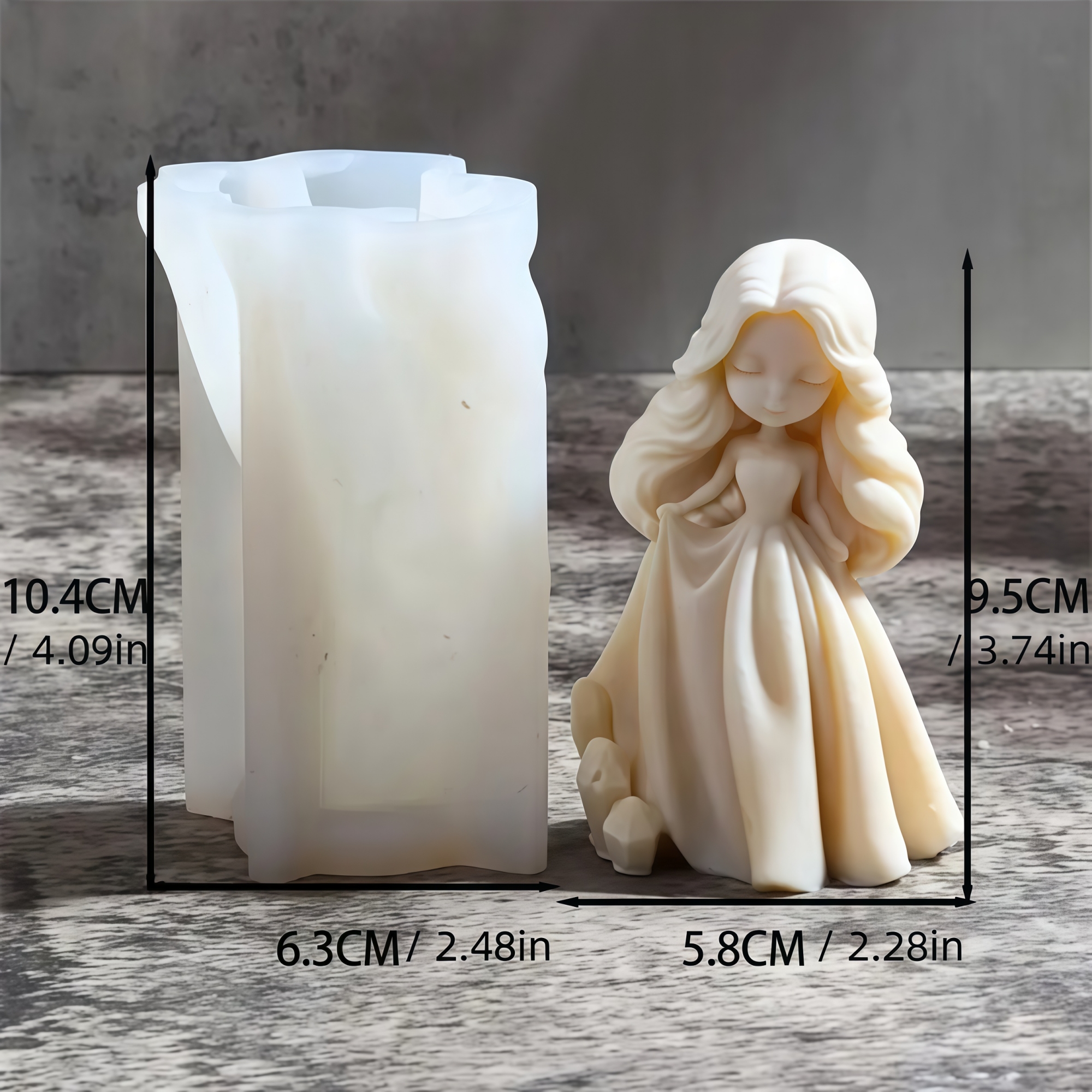 3D Sweet Princess Doll Silicon - Soap Making Equipment For Beginners recension och pris
