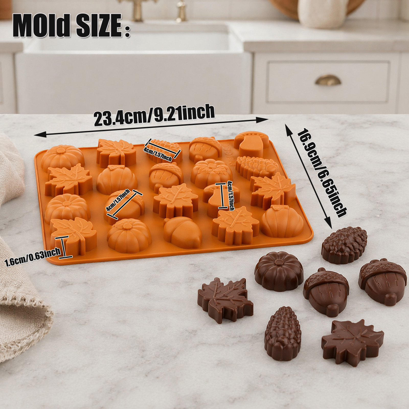 Harvest Silicone Baking Mold w - Soap Making Accessories recension och pris