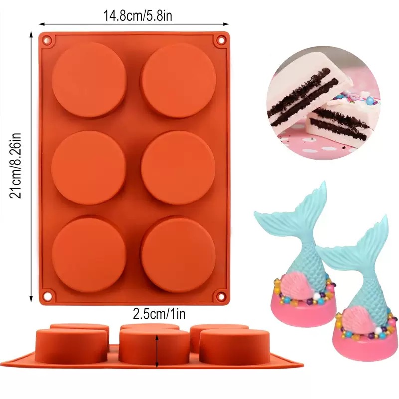 Round Silicone Soap Mold DIY H - Soap Making Equipment For Beginners recension och pris