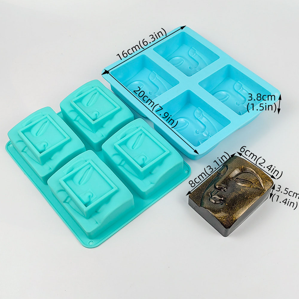 4 Holes Buddha Portrait Soap M - Soap Making Ideas recension och pris
